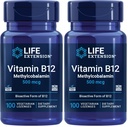 Livsforlengelse Vitamin B12 Metylkobalamin 500mcg - vitamin B12 Supplement for generell energi og hjerne helse - sukker gratis vegetarisk Lozenges Oppløses i munnen - En gang daglig - 100 Count