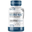 Nutri Neuro NAC Supplement 375mg Ekstra styrke med 1800mg Glycine - N-Acetyl Cysteine Etyl Ester - 20x Mer Biotilgjengelig - Boost Glutathione 10x Mer - 90 Vegan Kapsler - 3rd Party Testet
