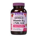 Blåbonnet Ernæring Jord Søt Vitamin B12 1000 mcg & Folinsyre 400mcg Helse og energi * Vitaminer for kvinner og menn - Vegansk, Glutenfri bringebær B 12 Vitamin - 180 Chewable tabletter