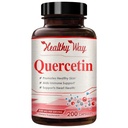 Høy styrke Quercetin 500mg Kapsler - En gang daglig kraftig antioksidant Quercetin Supplement for hjerte aldrende hud hjerne og immunstøtte - Veganvennlig Glutenfri laget i USA (200 Services)