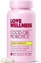 Kjærlighet Velvære God Jente Probiotika | Kvinners Vaginal Helse og pH-balanse Supplement | Probiotika for urinbåndstrakt, Yest, Odor & Immune Support | Glutenfri | 30-dagers forsyning