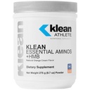 Klean Athlete Klean Essential Aminos + HMB - blanding av essensielle aminosyrer - med HMB, vitamin D3 & Glutamin for lean muskelmasse - 9,7 ounces - naturlig oransje krem Flavor