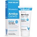 VitaMedica Arnica Gel Plus 15 Helbredende Planteforbindelser, Ekstra styrkeformulering for bruk, hevelse, leddsmerter, muskelsorg og stivhet, all-naturlig, plantebasert smertelindring