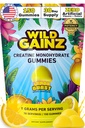 Kreatin Monohydrat Gummies for menn og kvinner 5000mg - Laget i USA, Potens Testet, Vegan, støtter muskelvekst, styrke og kognitiv funksjon, ikke-GMO Glutenfri sitronflavorert kreatin 150 Chews