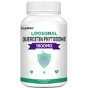 Orgabay Liposomal Quercetin Phytosom 1600 mg, Bromelain 200 mg,Zinc 30 mg,Vitamin C Turmeric 40 mg,høyeste absorpsjon, Quercetin kompleks, 60 Softgels