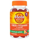 Metamucil Fiber Supplement 72 Gummies, Fiber + Vitaminer C,D & B12 ingen Sukker lagt til, Støtte Digestiv healt + Støtte Immun Helse, Citrus Berry Flavor.