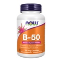 NU Mattilskudd, vitamin B-50 mg, energiproduksjon*, nervesystem helse*, 100 Vegkapsler