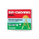 Sun Chlorella 500mg Hele kroppens velvære Grønn Algae Superfood Supplement - immunforsvar, Gut helse, naturlig rengjøring, energiforsterkning - Klorofyll, B12, jern, protein - Ikke-GMO - 120 tabletter