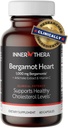 Bergamot Heart -1000mg Certified Citrus Bergamot - Extra styrke Polyfenoler - Cardiologist Utviklet & klinisk bevist - Bergamot Supplement for høy kolesterol og hjerte helse