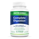 Enzyme Science Complete Digestion - Digestive enzymer for kvinner og for menn med probiotika - 3-in1 Gut Helse Støtte for Digestion - Digestive helse – Enzimas fordøyes y probiotika - 30 Kapsler