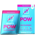EBOOST POW naturlig pre trening pulver - 15 pakker, blå bringebær - preworkout energi Booster Gym Supplement Drink Blande for menn og kvinner - ytelse, felles mobilitet støtte - Glutenfri