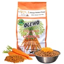 Olewo Original Carrots for hunder – Fiber for perfekt pop, dehydrert hundemat toppers for picky eaters, naturlig hud & Coat støtte, Multivitamin, probiotika for digestiv og gut helse, 1 lb