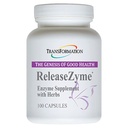 Overføring GENESIS AV GOD Helse Enzymer ReleaseZyme Blande Supplement med naturlige urter, Avansert Digestiv støtte Formula med protease, bidrar til å bryte ned proteiner, plantebaserte enzymer, 100