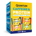 Quantum Energy Square: Energi Bar med koffein og 10g protein. Delikat Sunn Snack On The Go. (Vegan, Glutenfri, Soyafri, Dairy-free) (Variety 8-Pack)