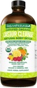 RejuveNaturals Castor CleanseTM - USDA Organic Castor Oil, Clorella, Spirulina, Roots & Greens for velvære, Digestiv støtte, daglig balanse. 3-måneders Supply Gut Cleanse Detox for kvinner og menn - 16oz.