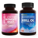 BioEmblem Antarktis krillolje Supplement og kvinners multivitamin