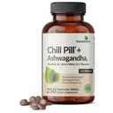 Futurebiotika Chill Pill + Ashwagandha, Rhodiola, St. John's Wort, & L-Theanine - Ikke-GMO, 250 vegetariske tabletter