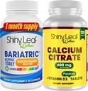 Bariatrisk multivitamin jern-fri for kvinner og menn Plus kalsium Citrat med vitamin D3, lett svelge Caplets, uslavored - 1 måneds forsyning