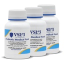 VSL #3® Probiotika for digestiv helse, IBS & UC-symptomer - 112,5B CFUs, høy potens, multistrain, levende, kjølig probiotika, medisinsk mat for gut helse støtte hos menn og kvinner, 180 kapsler