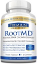 RootMD - Stimulere hårvekst, Juvenirere follikler, Forbedre Scalp sirkulasjon - Biotin, Kobber, Tocopheryl Acetate, Sag Palmetto - Alle naturlige veganvennlige - 60 Kapsler