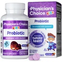 Legens CHOICE probiotika for barn - 7 Diverse Strains, organiske prebiotika, vitaminer og mineraler - klinisk studert L. Rhamnosus - Immun & Digestive Support - Ingen sukker eller kunstige dyser - 60ct