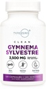 Type Zero Clean Gymnema Sylvestre Kapsler (120 Serveringer, 3500 MG Ekvivalent Per Serving) - Ikke-GMO, Glutenfri