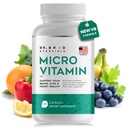 Daglig lavdose multivitamin og mineral for menn og kvinner å støtte kognitiv ytelse og minne + hyaluronsyre for hud helse + TMG for øvelse (150 Count)