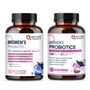 NATURE TARGET Women's Probiotika & Prebiotika, Cranberry & D-Mannose, 50-million-CFUs, organiske probiotika for digestiv helse/Gut helse/Immune Booster/Weight Management