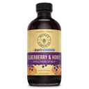 Honning hager Elderberry & Honning Immune Syrup - Black Elderberry Syrup for voksne og barn, naturlig Throat Defense Wellness Supplement med Propolis & organisk Apple Cider Vinegar - 8 Fl Oz