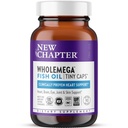 Nyt kapittel Wholemega Fish Oil Supplement, Tiny Capsules, 2000mg per servering, klinisk bevist Wild Alaskan Salmon Oil med Omega-3 + vitamin D3 + Astaxanthin, 500mg Hver - 90 Count