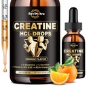 Kreatin HCL flytende dråper for menn og kvinner, 1500 mg flytende kreatinhydrochloride, høy absorpsjon, 2 Fl Oz Orange Flavor