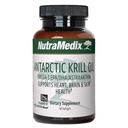 NutraMedix Antarktis krillolje 500 mg - Fish Oil Supplement - Omega-3s (EPA & DHA) + Astaxanthin - Røde krill Supplement for felles, immun, hjerte, lever og hjerne helse støtte (60 Softgels)