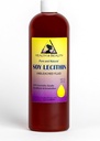 Lecithin soya unbleached flytende emulgator emollientstabilizer ren 16 oz