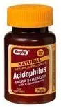 Rugby Acidophilus Ekstra styrke med L-Sporogenes (100 Captabs(6) ved Rugby