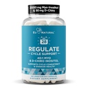 Reguler syklusstøtte – Hormonbalanse for kvinner på Optimal 40:1 Myo-Inositol 2000 mg & D-Chiro Inositol 50 mg – Supplement for periodens konsistens, menstruasjonsstøtte – 120 Vegankapsler