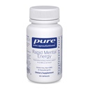 Ren innkapslinger Rapid Mental Energy - Vegansk minne Supplement til å støtte hjernens helse - Ginkgo Biloba Extract, Alpinia Galanga & American Ginseng Extract - Ikke-GMO & Glutenfri - 30 Kapsler