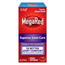 Omega-3 Krill Olje og Joint Supplement - Megared Joint Care 60 mykgels - EPA / DHA fettsyrer, antioksidanter, Hyaluronsyre, Ingen fiskelig burp ettersmak som med Fish Oil
