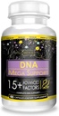ACTIF DNA Mega Støtte med 15+ Avanserte faktorer - Ikke-GMO, Fast-Acting, laget i USA, 60 Count