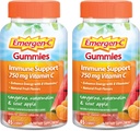 Emergen-C-vitamin C Gummies, kosttilskudd for immunstøtte, Tangerin, Vannmelon og Sour Apple Flavor - 45 greve x 2 (Pack of 2)