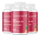 Feire vitaminer multi-fullstendig Chewables, 60 mg jern - daglig bariatrisk multivitamin for erme gastrektomi & gastrisk bypass kirurgi pasienter - essensielle vitaminer og mineraler - Tropiske (180 tabletter)