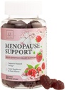 Menopause Supplements for kvinner Gummier - Menopause Relief Gummy, Komplett naturlig milde hete blits og nattsweats Støtte, Multi-Benefit Støtte for balanse og energi, Glutenfri - 60 Gummies