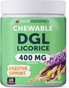 Chewable Ultra-Pure DGL Licorie Tabletter 4000 mg - Mage, Gut & Intestinal Relief - Natural Acid Reflux Formula - 10:1 Deglycyrrhisinated Licorice Root Extract - 120 Chewables