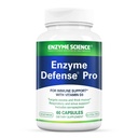 Enzyme Science Enzyme Defense Pro, 60 kapsler– Immunitetsstøtte Supplement – Formulert med vitamin D3, L-Lysin, kalsium og protese– Enzyme Digestion Support – Immune System