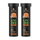 Auric Herbal Liver Support Supplement | Melk Thistle (Silymarin), Turmeric, hvitløk, Ginger for lever helse | Avansert avgifts- og rengjøringsformula for aktiv lever | 40 tabletter | Plantebasert Glutenfri