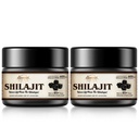 Shilajit ren Himalayan Organic Shilajit Resin - 600mg Maksimal potens Natural Organic Shilajit Resin med 85+ Trace Minerals & Fulvic Acid for energi, Immunstøtte, 30 gram (2 pakke)