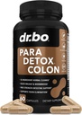 Colon rense piller Body Detox - Intestinal garde renser for mage - naturlig vekt flush renere supplement kompleks, kvinner menn kvinner, Herbal Wormwood Black Walnut Clove - Gut tap helse kapsler