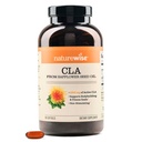 NatureWise CLA 1250 - Konjugert Linoleic Acid Supplement for kvinner og menn, ikke stimulerende, støtter sunn vekt, Fitnessmål - Ikke-GMO, Glutenfri - 180 Softgels[2-måneders forsyning]