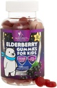Barns immun støtte eldrebær gummier - Daglige barnevitaminer C, sink og barn immunisme støtte Gummy - Naturens Sambucus Elderbær Supplement, Vegansk, Glutenfri, Tasty Berry Flavor - 120 Gummies
