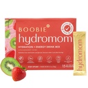 Boobie Hydromom Superfood Electrolyte Drink Mix, Strawberry Kiwi | Oppfriskende energi & Hydration Boost for Mamas | On-The-Go & Reise Essentials for graviditet, lacation, & Beyond, 15 Packets
