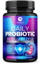 Probiotika 60 milliarder CFU - 10 Strains + Digestive Enzymer & Prebiotika - beste probiotika for kvinner og menn, støtter immunforsvar, Gut Helse, Av og til diarrea, Gas & Bleating - 60 Kapsler